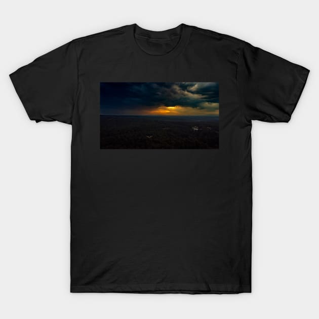 Dark Storm Sunset T-Shirt by Ckauzmann